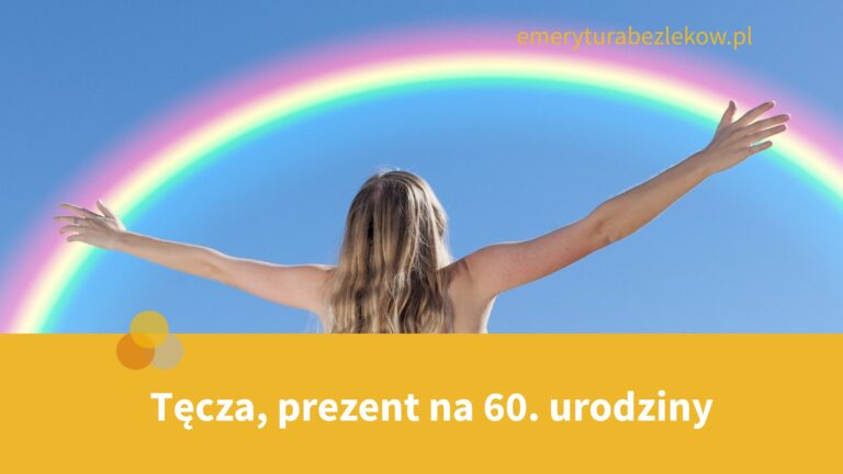 Tęczowy prezent na 60. urodziny